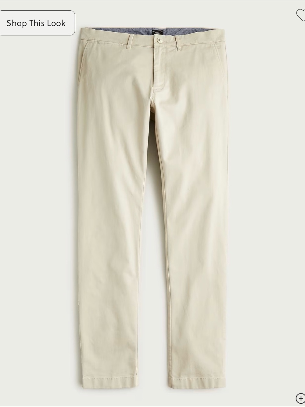 J. Crew Slim Chinos in Light tan